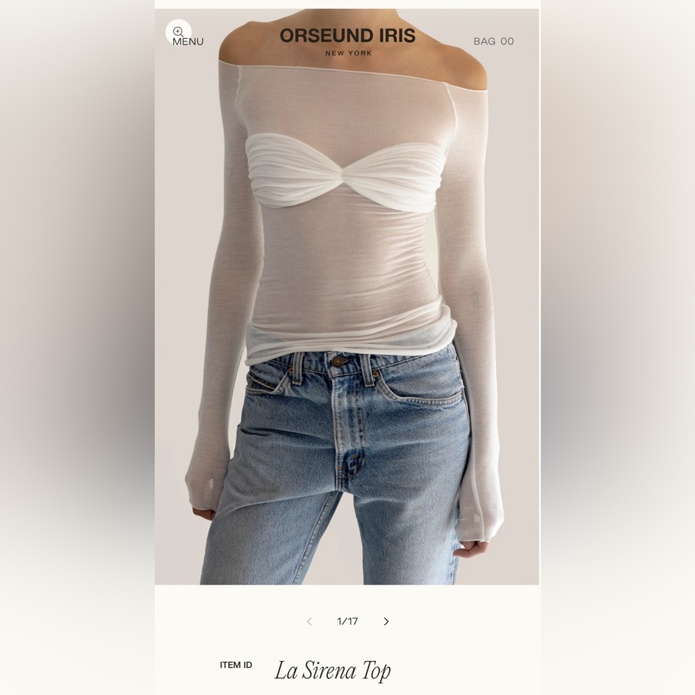 Orseund Iris Tan La Sirena Top